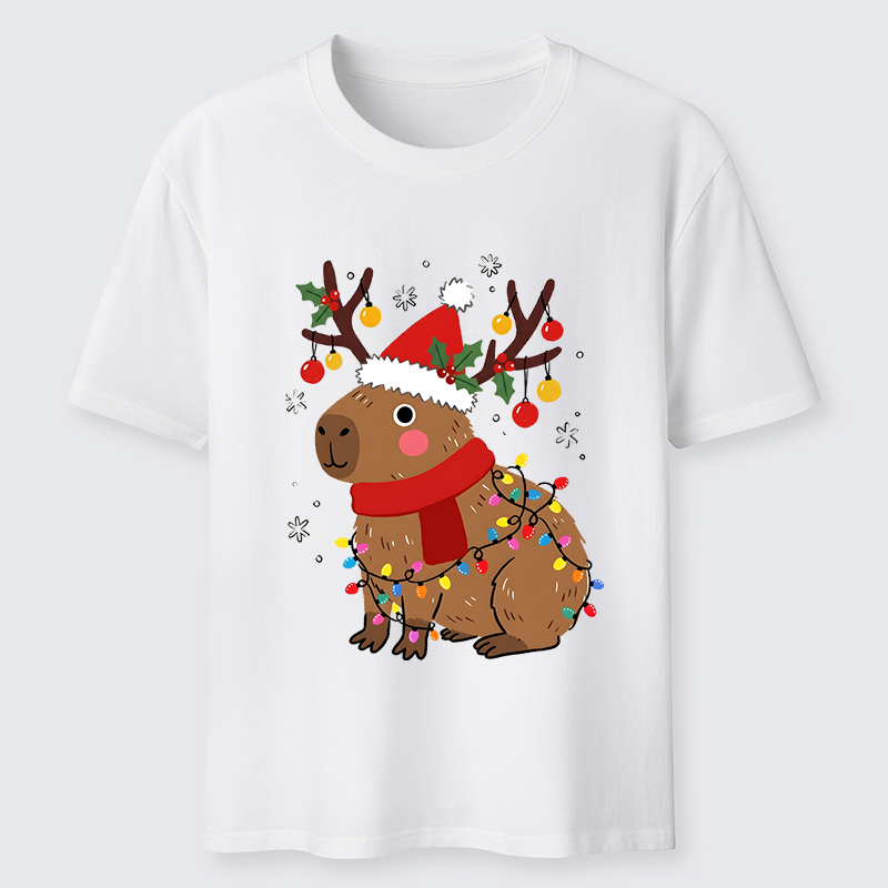 Tokyo-Tiger Cute Christmas Capybara Classic T-Shirt