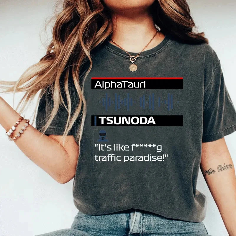 Tokyo-Tiger Yuki Tsunoda Radio Japanese Washed T-Shirt