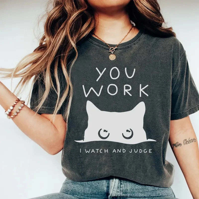 Tokyo-Tiger A Cat That Spies Washed T-Shirt-tokyo-tiger