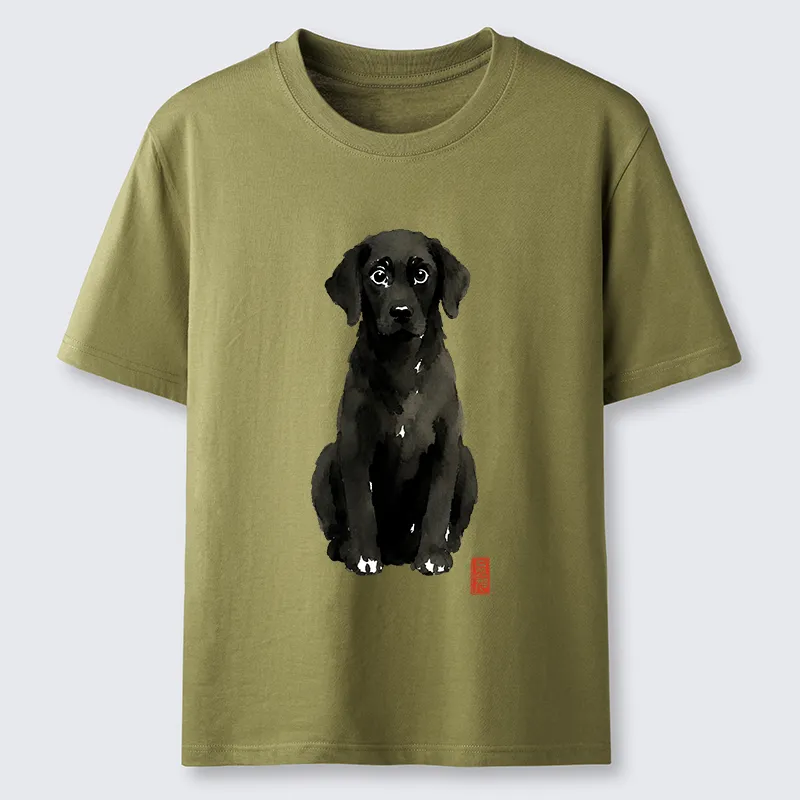 Tokyo-Tiger Quirky Ink Dog Classic T-Shirt