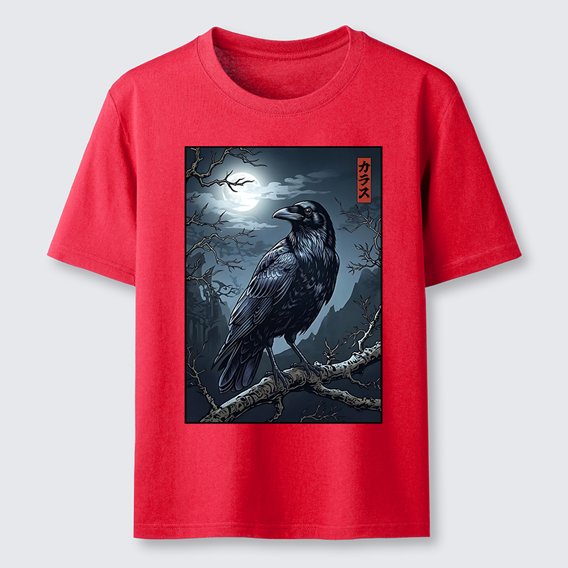 Tokyo-Tiger Full Moon Crow Vibe Classic T-Shirt
