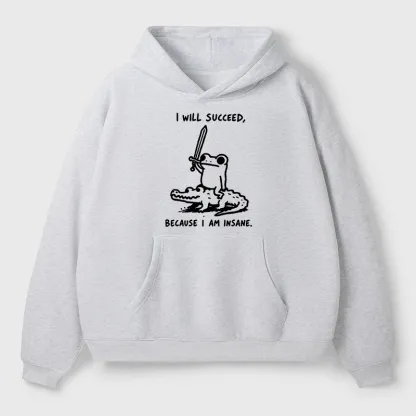 Tokyo-Tiger Warrior Frog Funny Meme Adult Fleece Hoodie