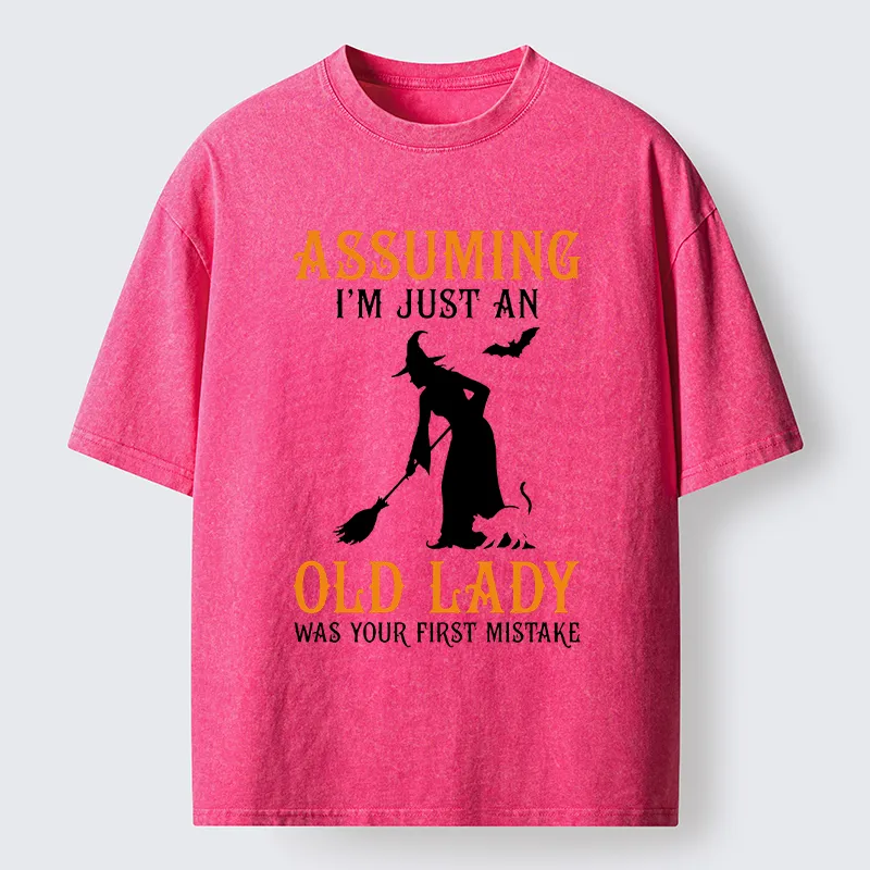 Tokyo‑Tiger Witch Attitude Meme Washed T‑Shirt