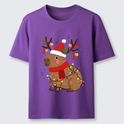 Tokyo-Tiger Cute Christmas Capybara Classic T-Shirt