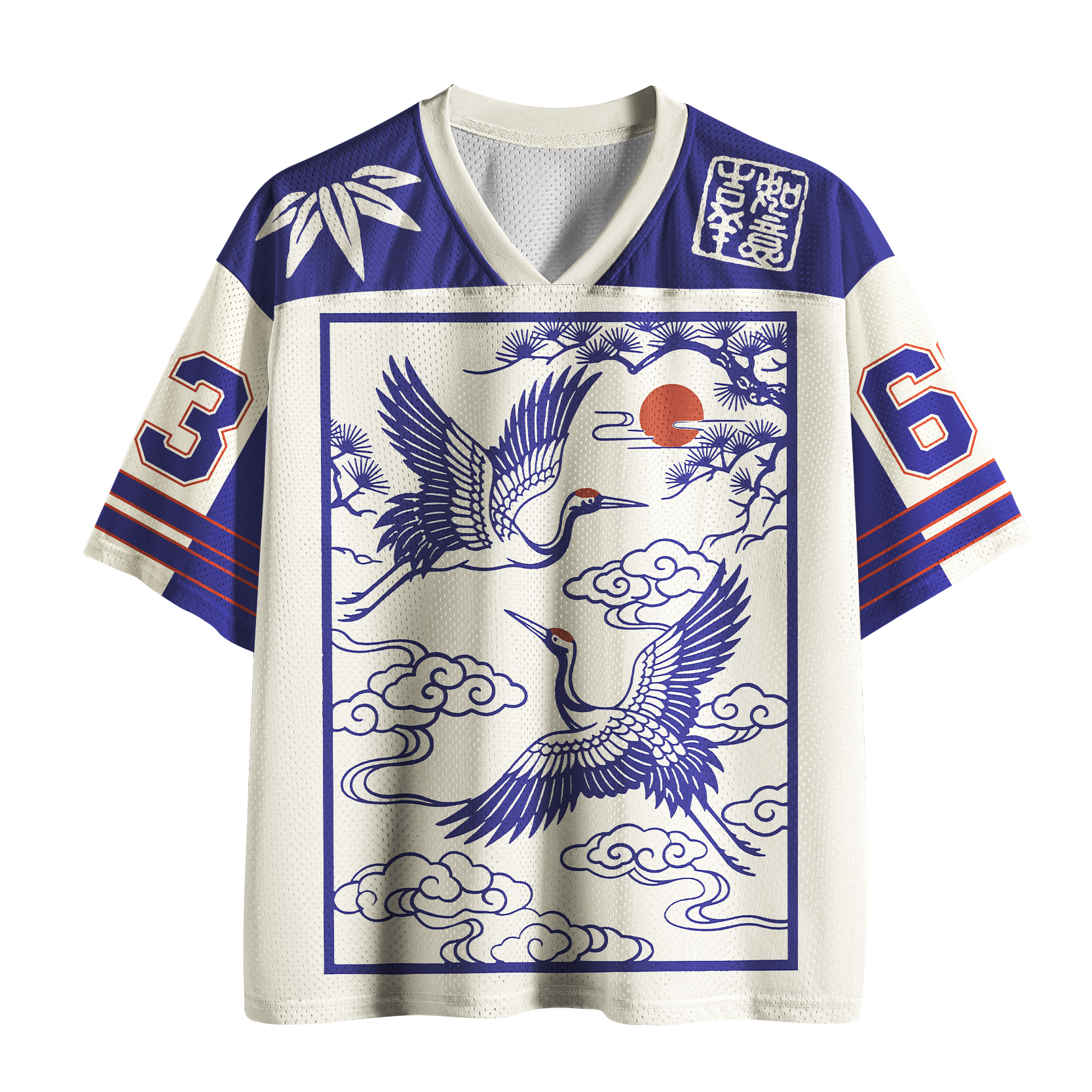 Tokyo-Tiger The Eternal Crane Zen Mesh Jersey