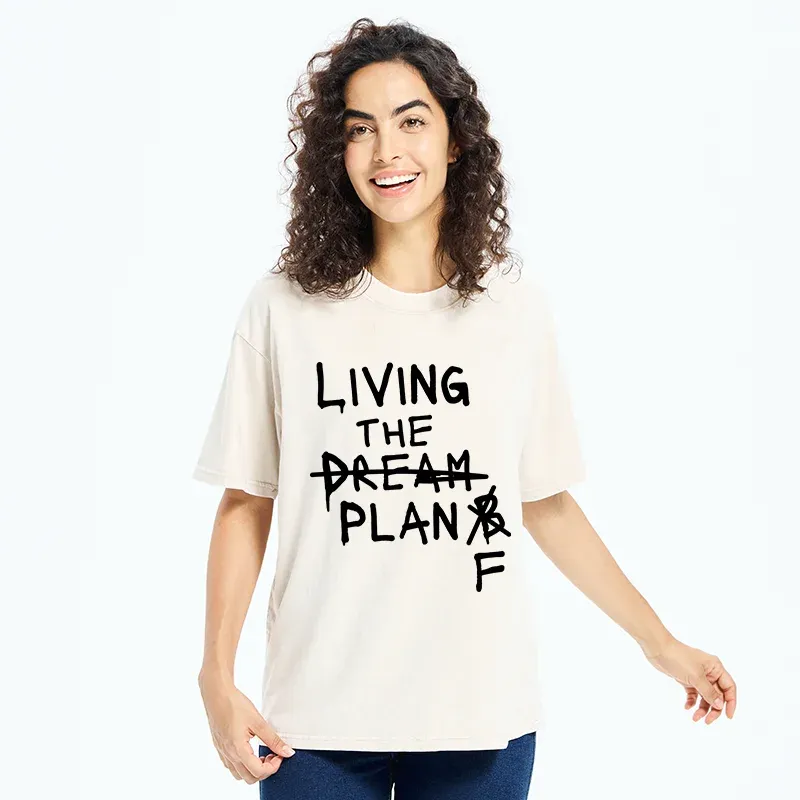 Tokyo-Tiger Dream Fails Adopt Plan F Washed T-Shirt