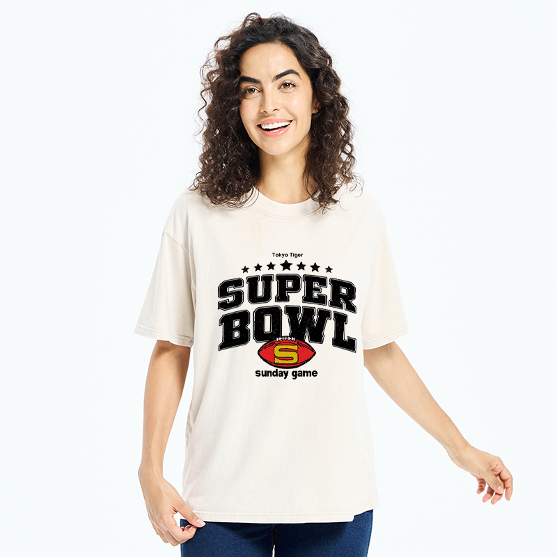 Tokyo-Tiger The Sunday Game Washed T-Shirt