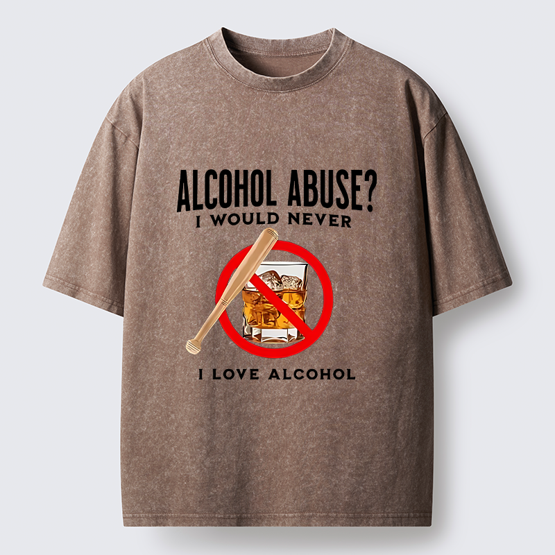 Tokyo-Tiger Funny Alcohol Joke Washed T-Shirt