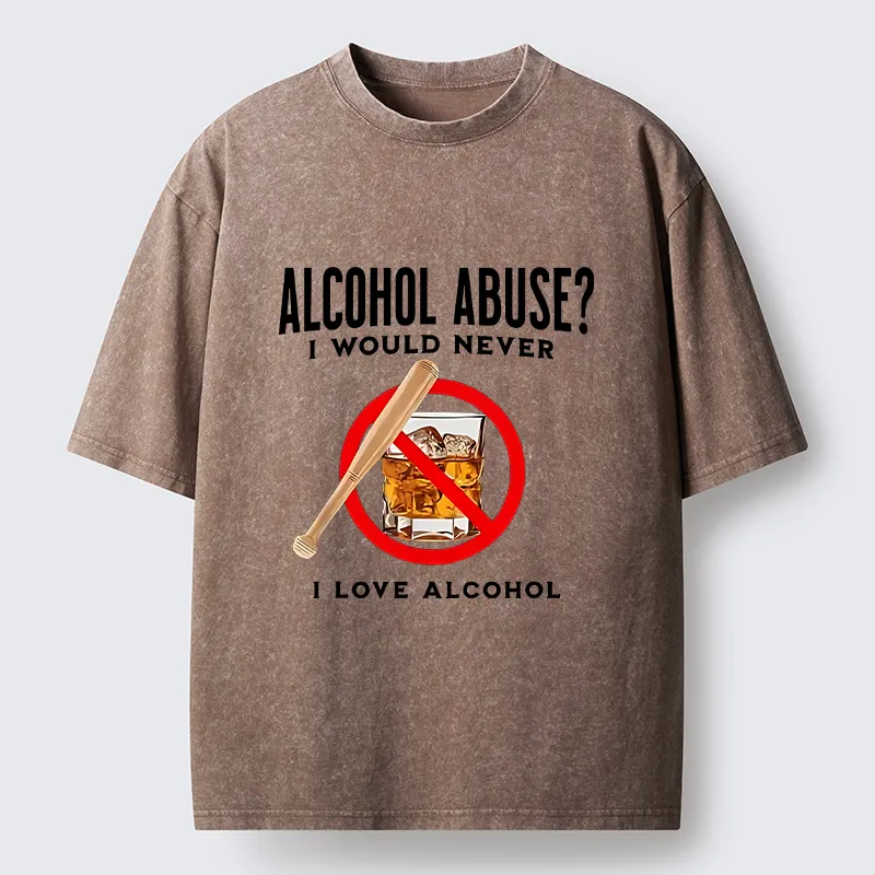 Tokyo-Tiger Funny Alcohol Joke Washed T-Shirt