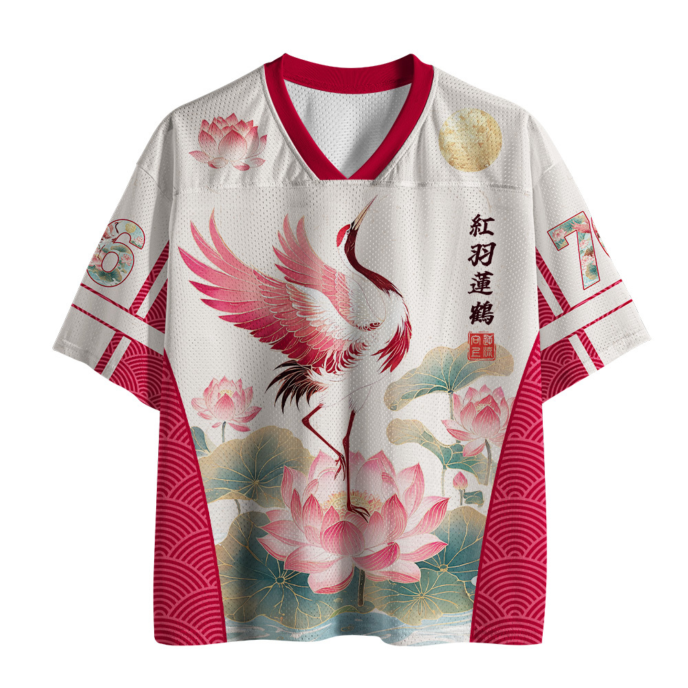 Tokyo-Tiger Lotus Red Crane Tiger Jersey