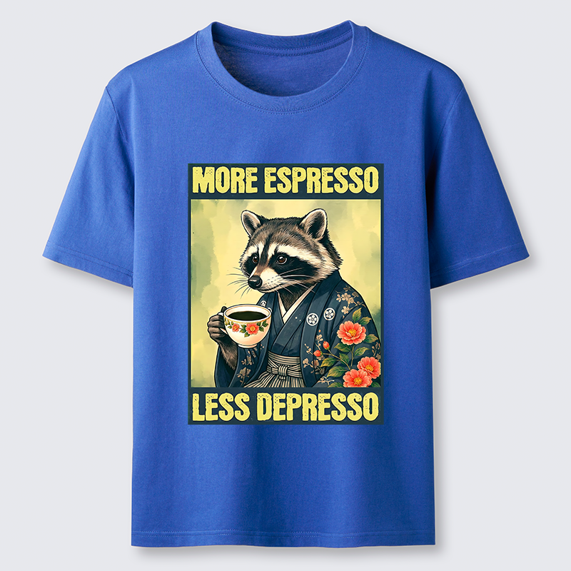 Tokyo-Tiger Coffee Fix Energy Raccoon Classic T-Shirt