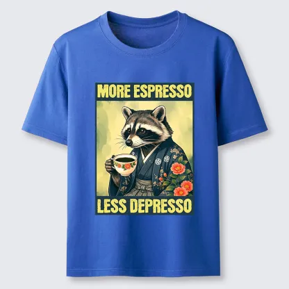 Tokyo-Tiger Coffee Fix Energy Raccoon Classic T-Shirt