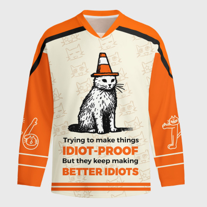 Tokyo-Tiger IDIOT-PROOF Long-Sleeve Hockey Jersey