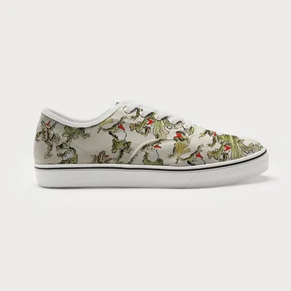 Tokyo-Tiger Frog Dance Canvas Shoes
