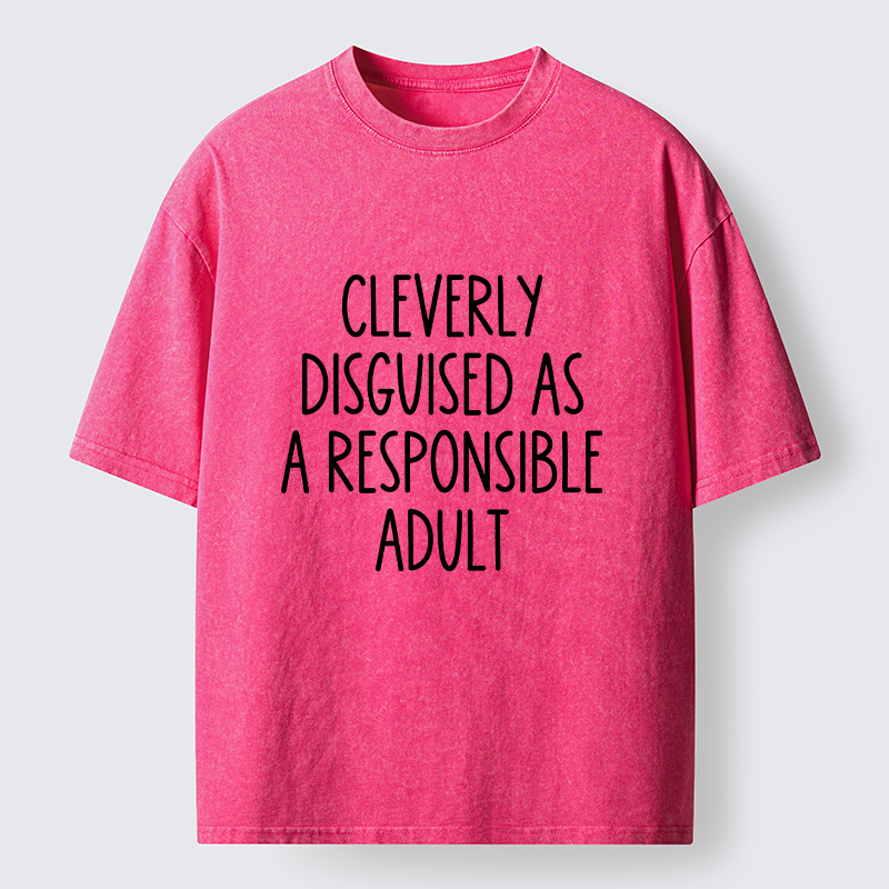 Tokyo-Tiger Funny Adult Mode Meme Washed T-Shirt