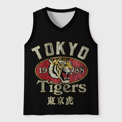 Tokyo-Tiger Japanese Tiger Mesh Tank Top
