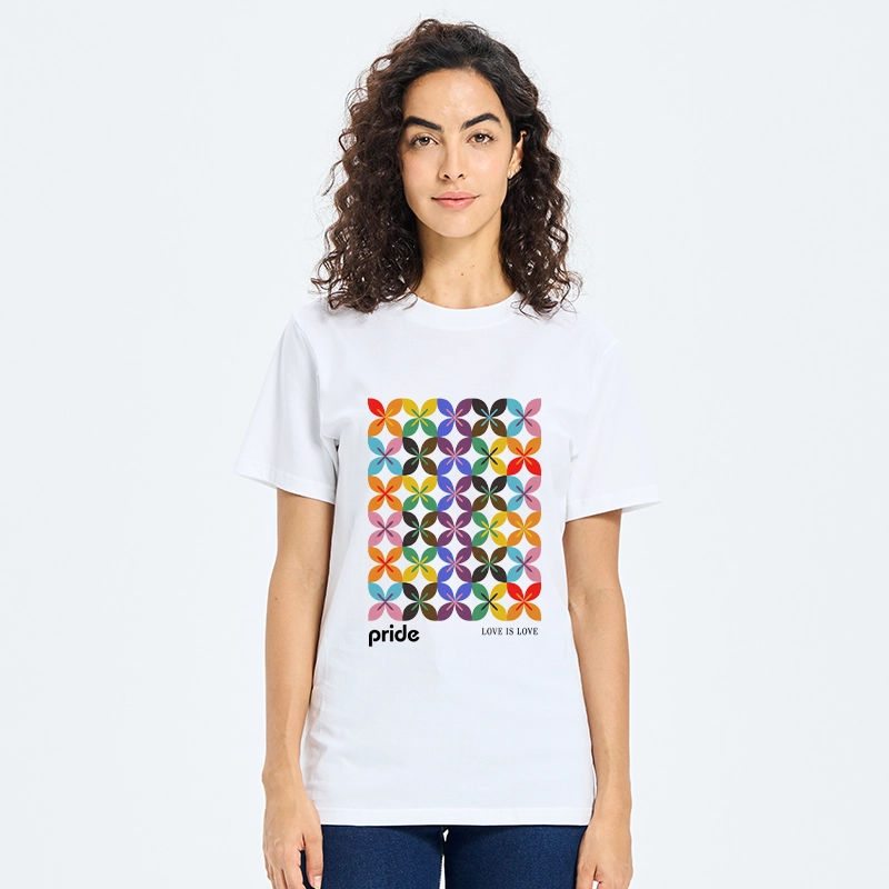 Tokyo-Tiger Pride Geometric Flower Pattern Classic T-Shirt
