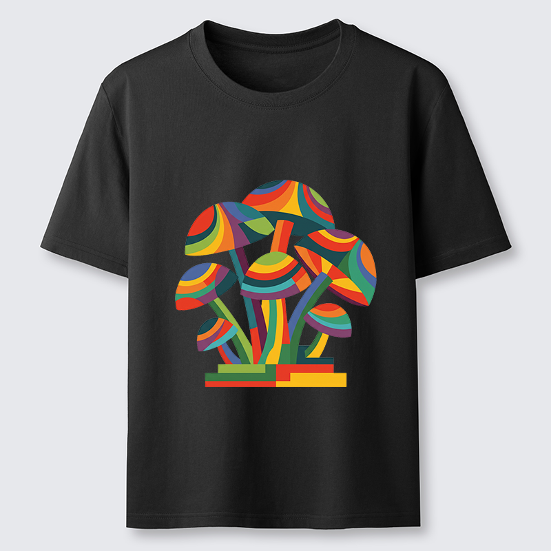 Tokyo-Tiger Colorful Mushroom Art Classic T-Shirt