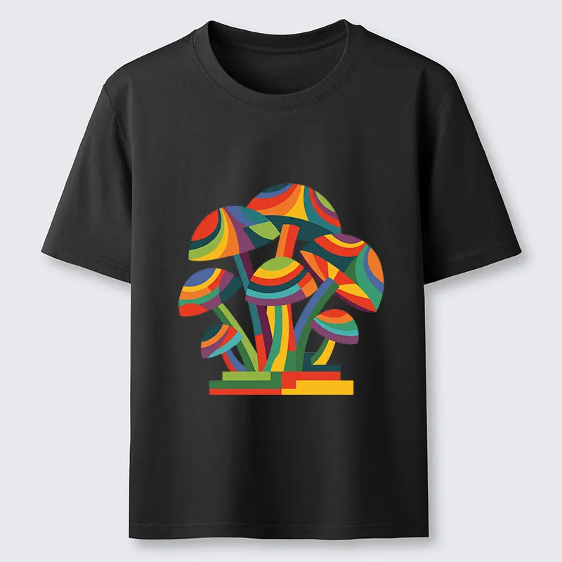 Tokyo-Tiger Colorful Mushroom Art Classic T-Shirt