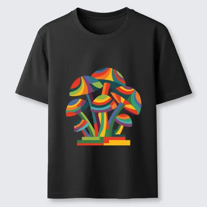 Tokyo-Tiger Colorful Mushroom Art Classic T-Shirt