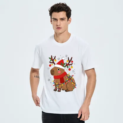 Tokyo-Tiger Cute Christmas Capybara Classic T-Shirt
