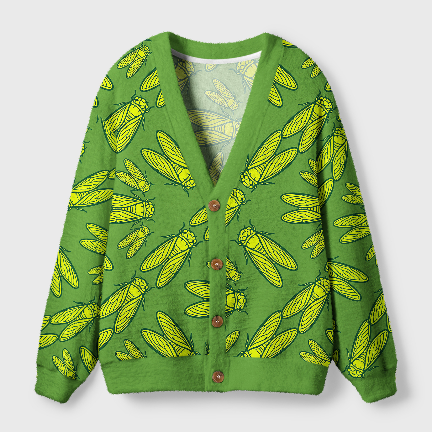 Tokyo-Tiger Cicada Ugly Cardigan Sweater Sale