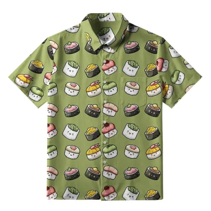 Tokyo-Tiger Cute Sushi Team Button-up Shirt