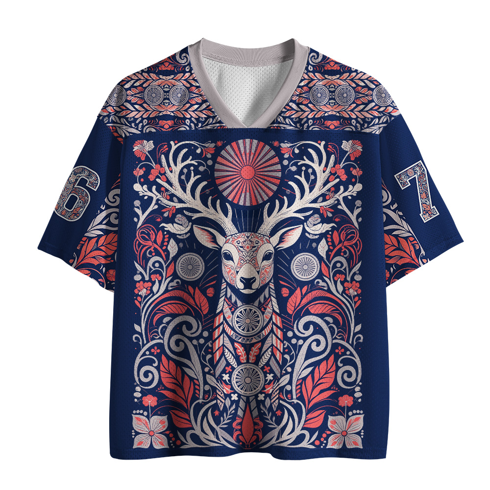 Tokyo-Tiger Totem Reindeer Mesh Jersey