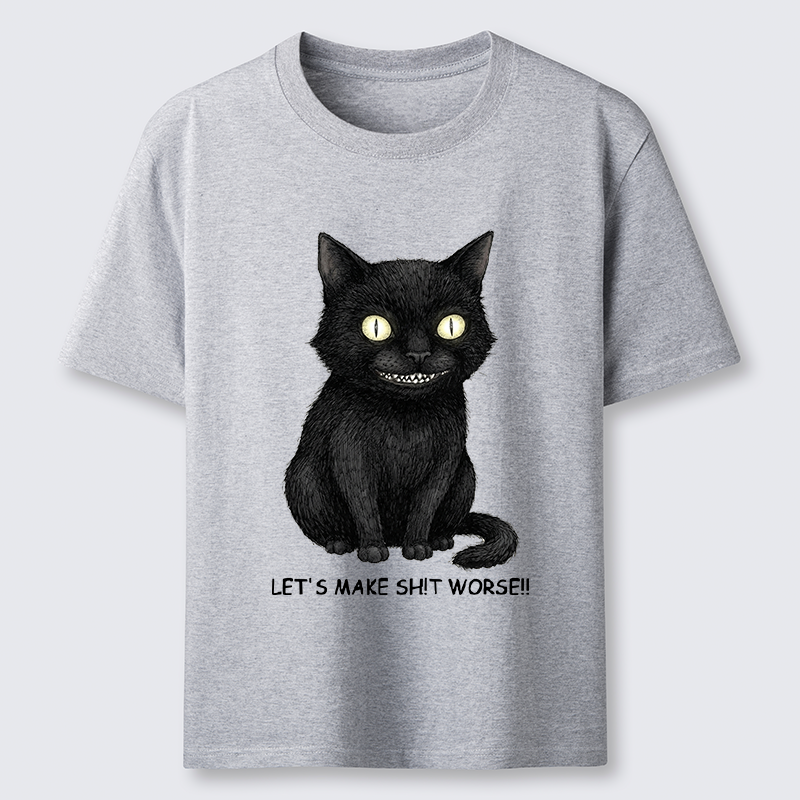 Tokyo-Tiger Mischief Black Cat Meme Classic T-Shirt