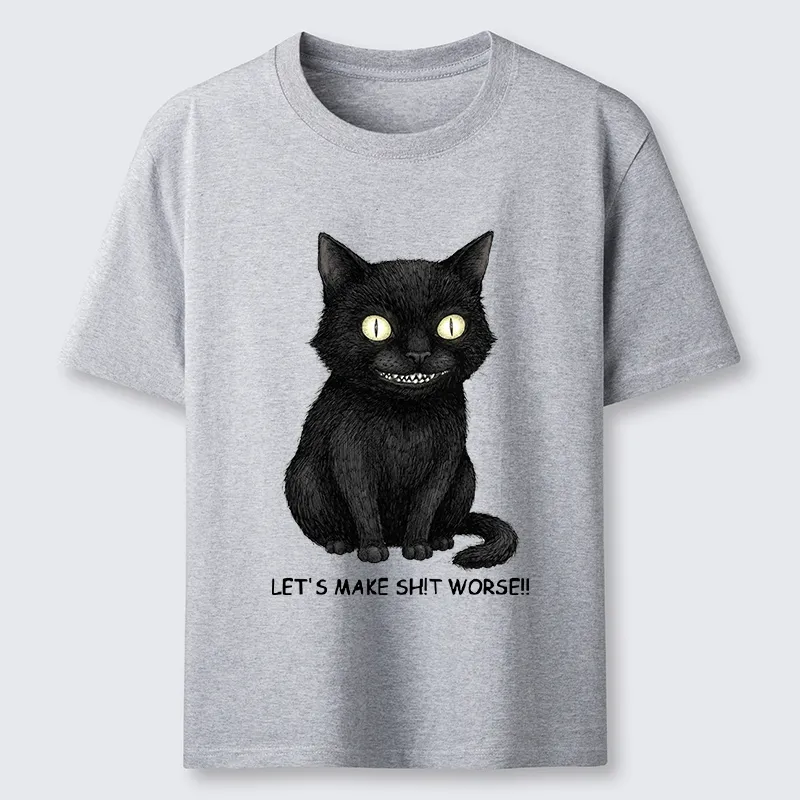 Tokyo-Tiger Mischief Black Cat Meme Classic T-Shirt