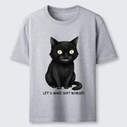 Tokyo-Tiger Mischief Black Cat Meme Classic T-Shirt