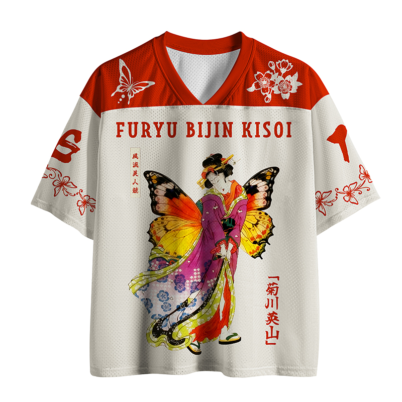 Tokyo-Tiger Furyu Bijin Butterfly Mesh Jersey