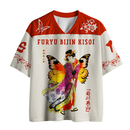 Tokyo-Tiger Furyu Bijin Butterfly Mesh Jersey