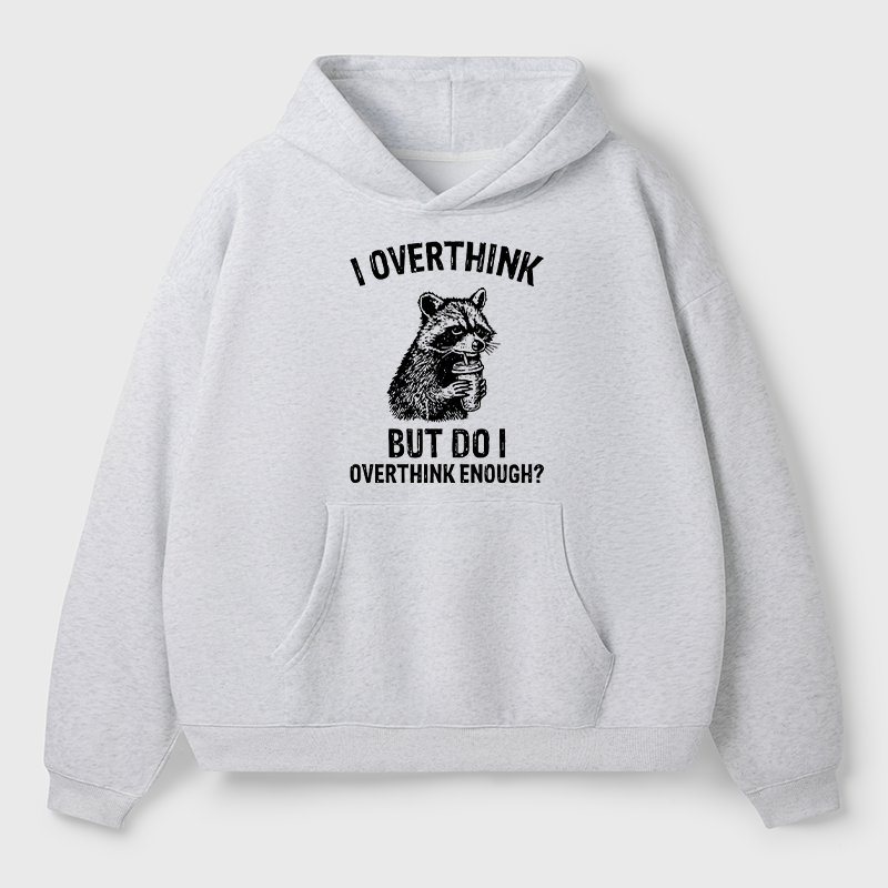 Tokyo-Tiger Constant Overthinking Adult Fleece Hoodie