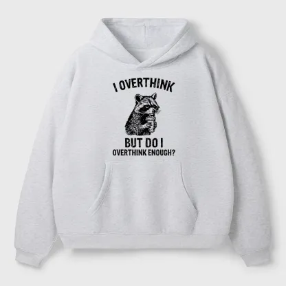 Tokyo-Tiger Constant Overthinking Adult Fleece Hoodie
