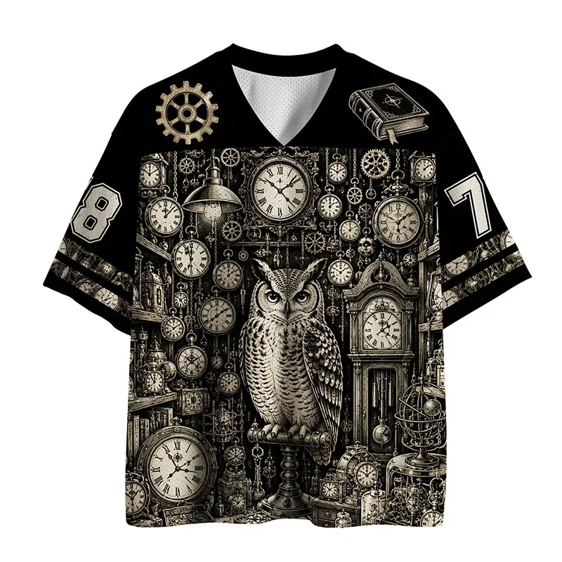 Tokyo-Tiger Clock Magic Owl Mesh Jersey Sale