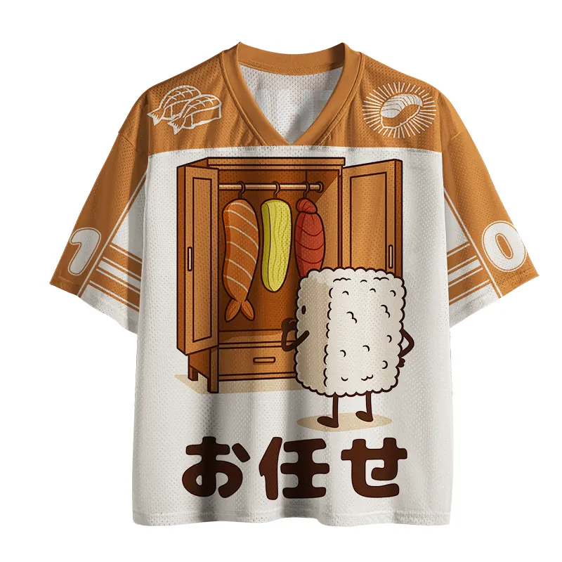 Tokyo-Tiger Sushi Pick Out Clothes Mesh Jersey