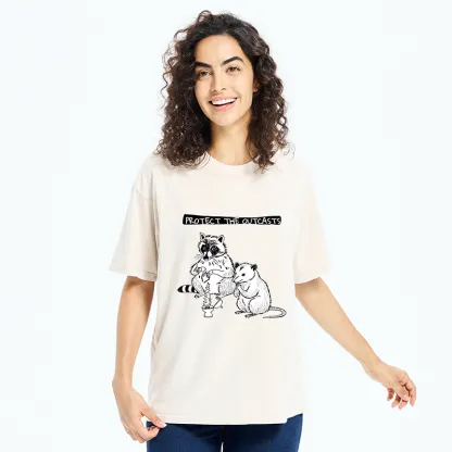 Tokyo-Tiger Prayer Of Raccoon And Possum Washed T-Shirt