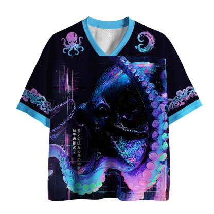 Tokyo-Tiger Neon Void Octopus Mesh Jersey