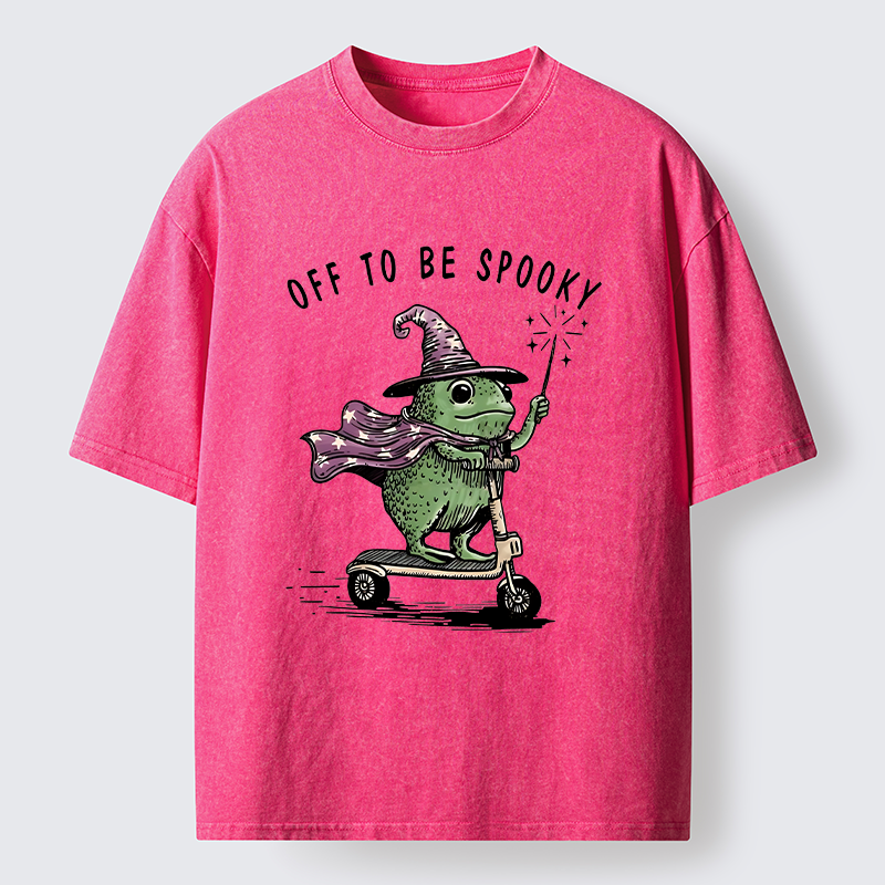 Tokyo‑Tiger Heading To Halloween Washed T‑Shirt