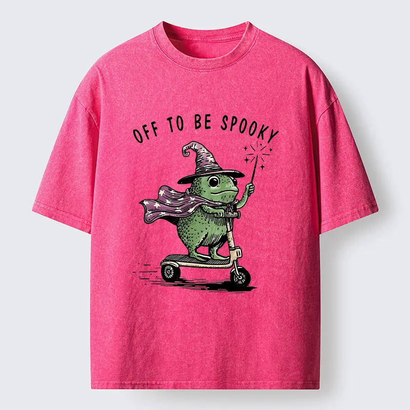 Tokyo‑Tiger Heading To Halloween Washed T‑Shirt