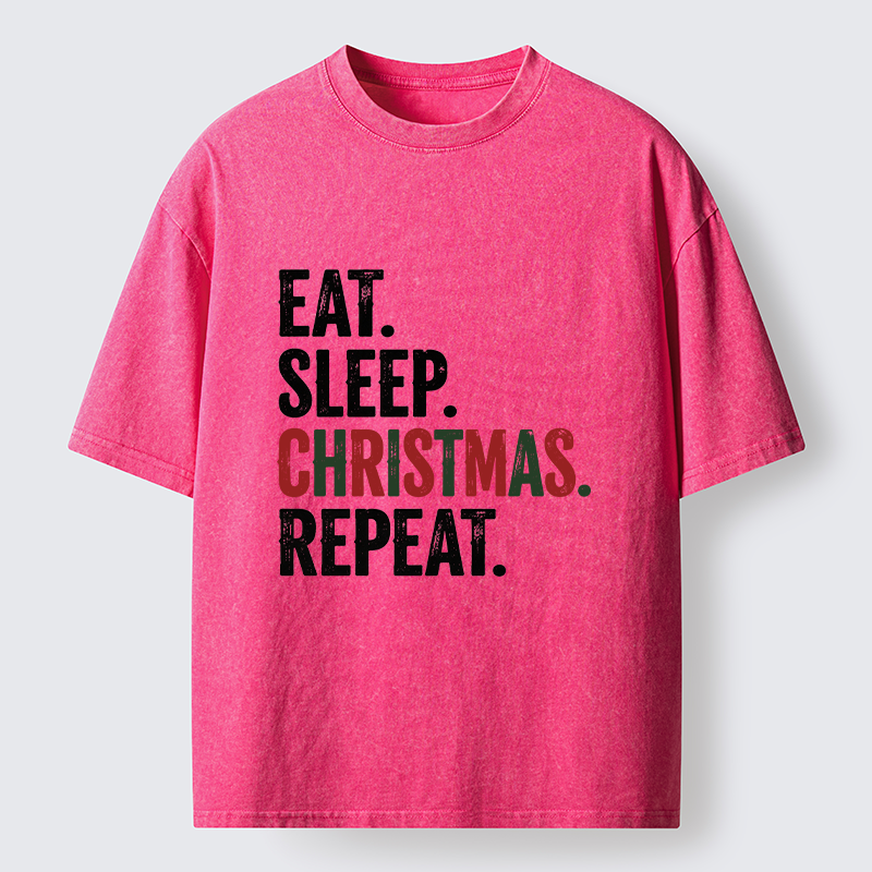 Tokyo-Tiger Christmas Daily Repeat Washed T-Shirt
