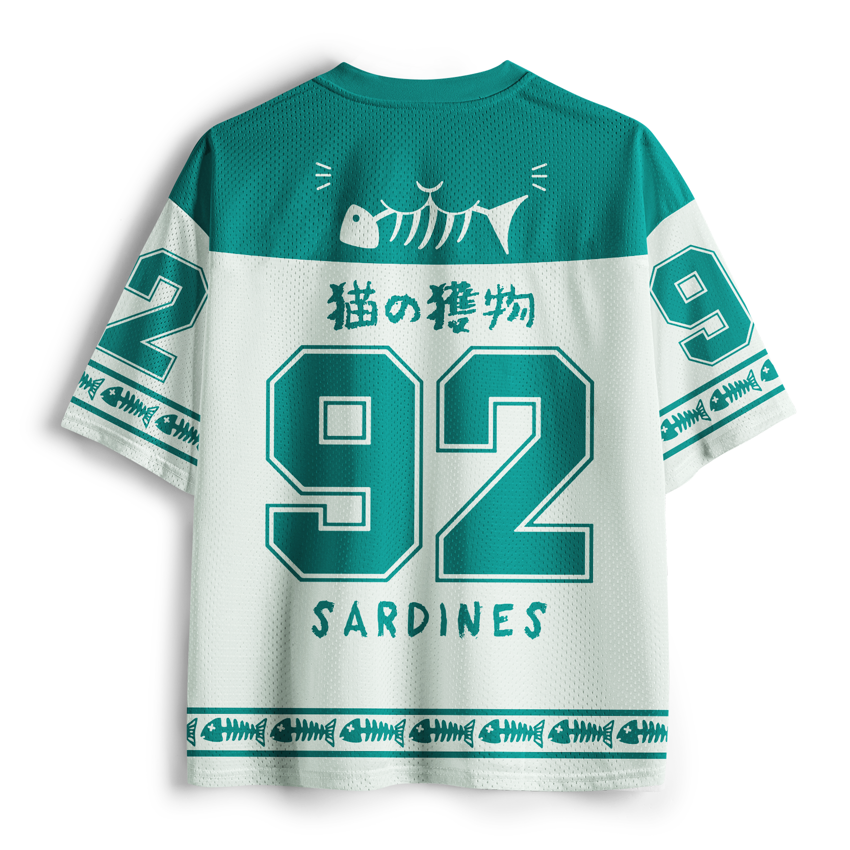 Tokyo-Tiger Cat in a Can Mesh Jersey
