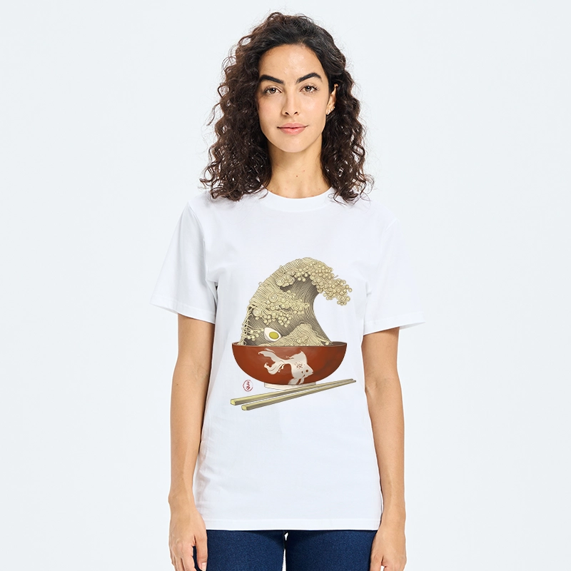 Tokyo-Tiger Kanagawa Noodle Wave Food Art Classic T-Shirt