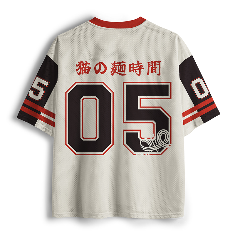 Tokyo-Tiger Ramen Cat Mesh Jersey