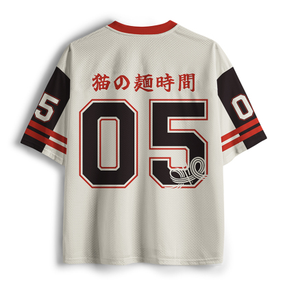 Tokyo-Tiger Ramen Cat Mesh Jersey