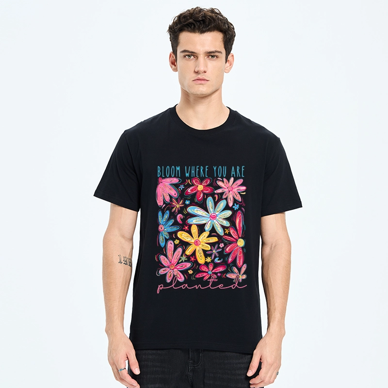 Tokyo-Tiger Positive Flower Vibe Classic T-Shirt