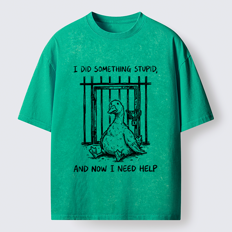 Tokyo-Tiger Silly Goose Trouble Vibe Washed T-Shirt