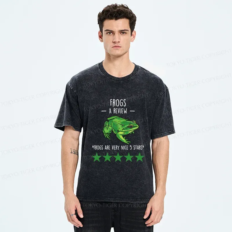 Tokyo-Tiger Five Star Recommended Frog Washed T-Shirt