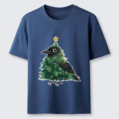 Tokyo-Tiger Cute Christmas Tree Crow Classic T-Shirt